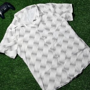 velimo chemise geometrique blanche 1